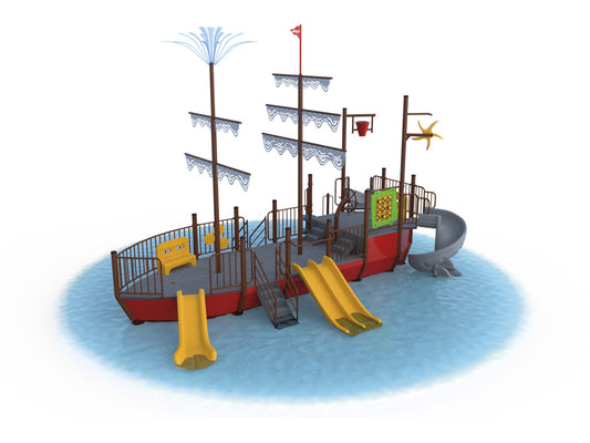 Barco Galeón Acuático - Crucijuegos Palos verdes