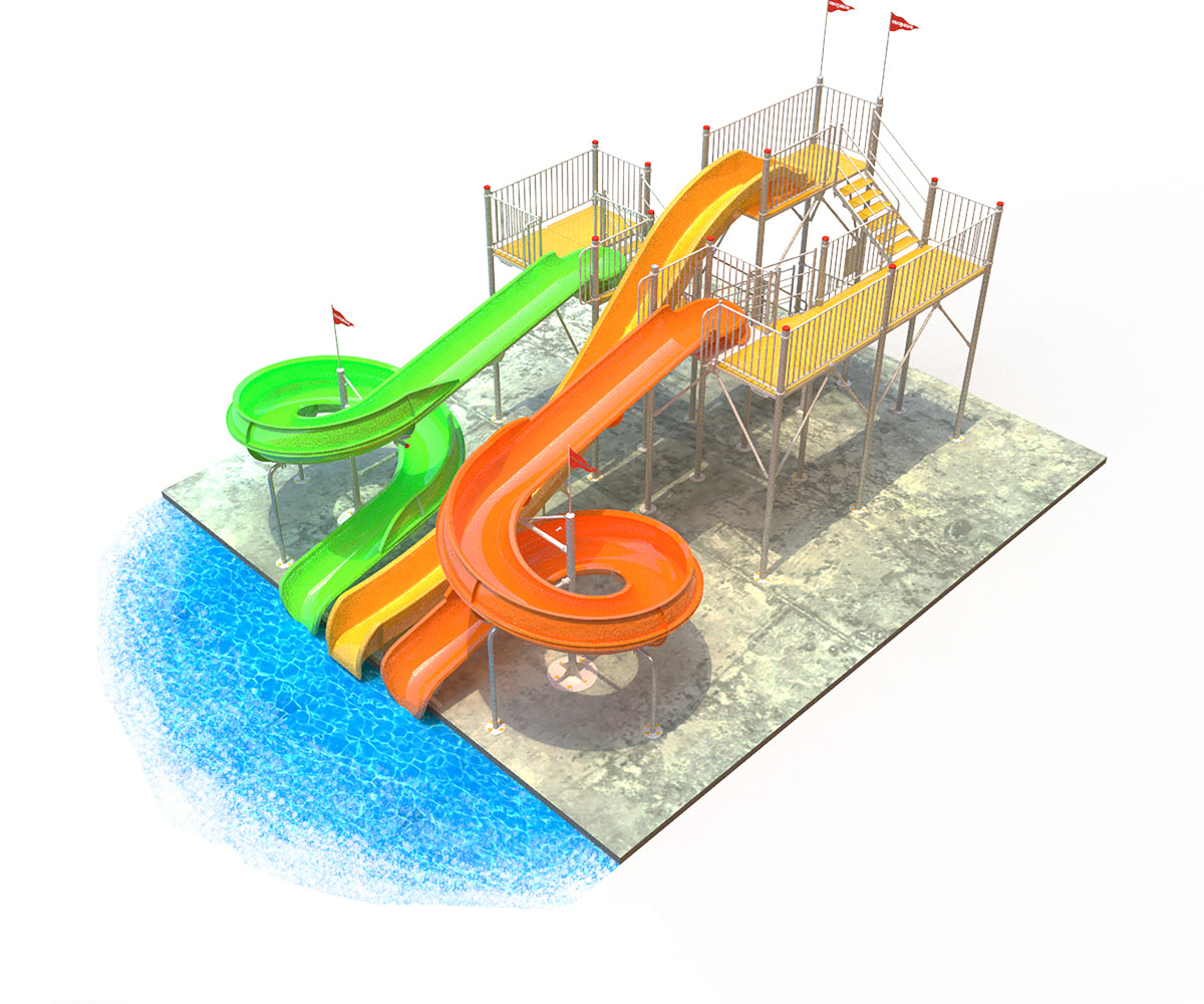 Torre Acuatica Triple
