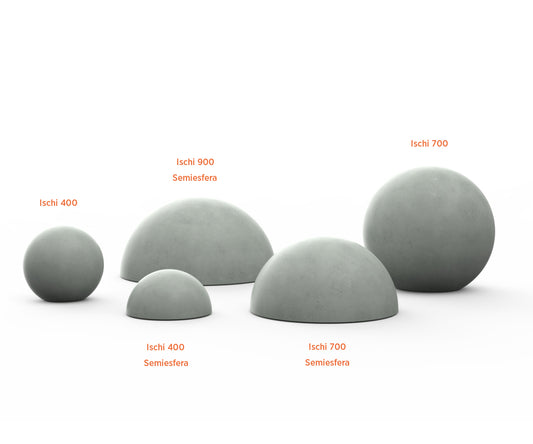 Bolardo Ischi 400 - Semiesfera - Crucijuegos Urban Furniture