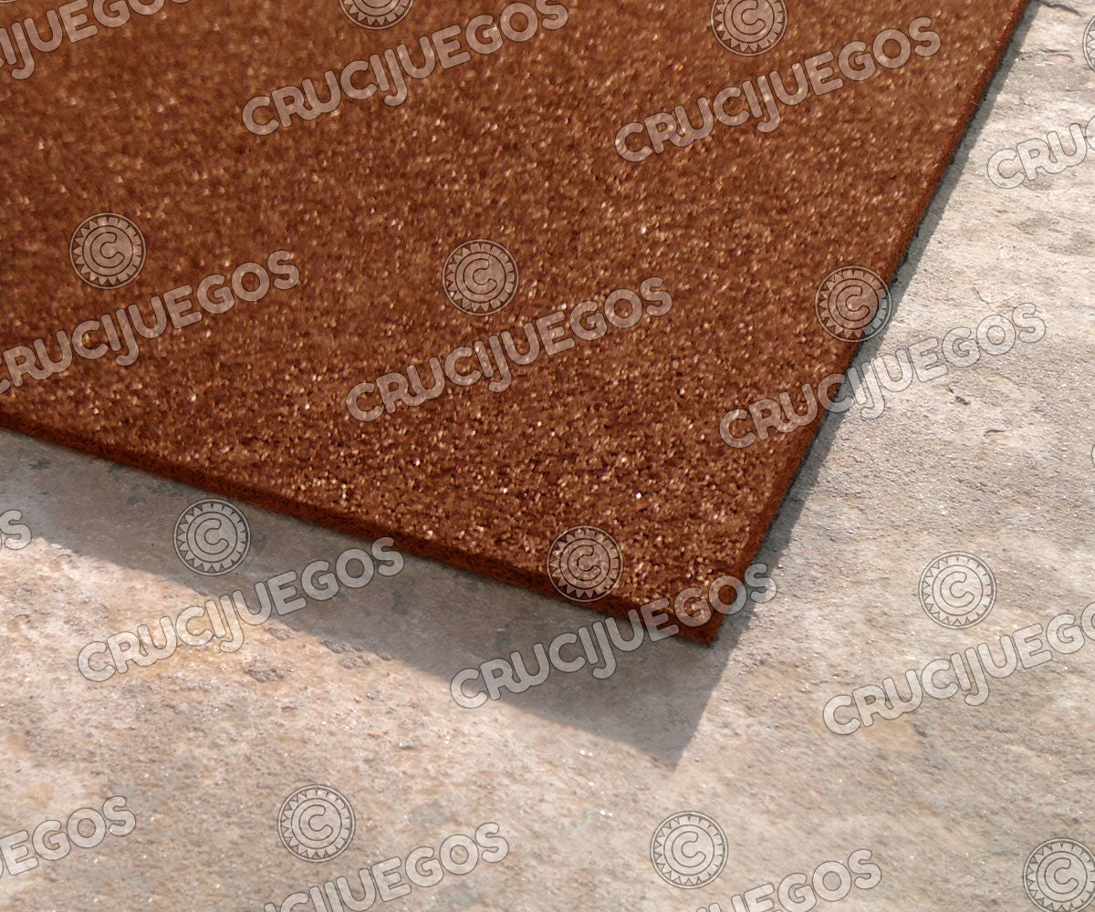 PISO ANTIGOLPES 25MM TERRACOTA
