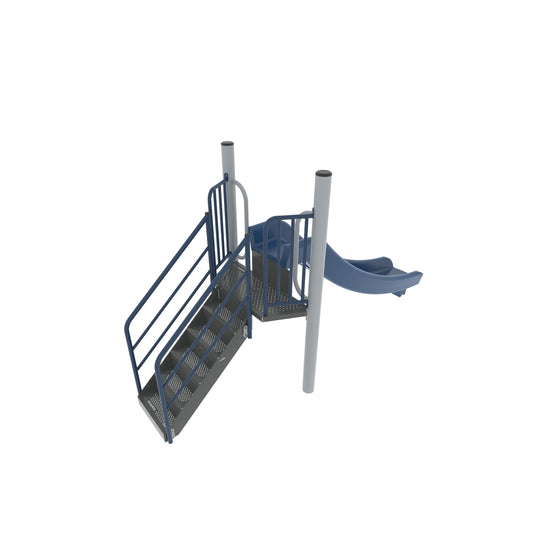 Tobogan 1.3m Escalera de Chapa - Crucijuegos Toboganes