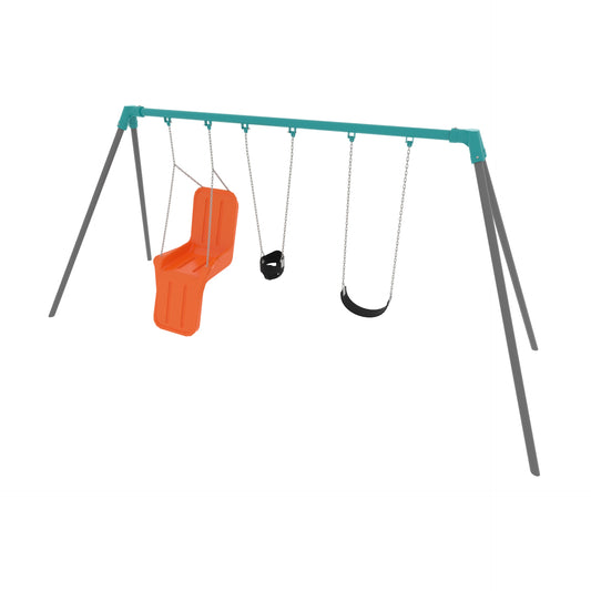 HAMACA TRIPLE MIXTA INTEGRADORA (790) - Crucijuegos Juegos inclusivos