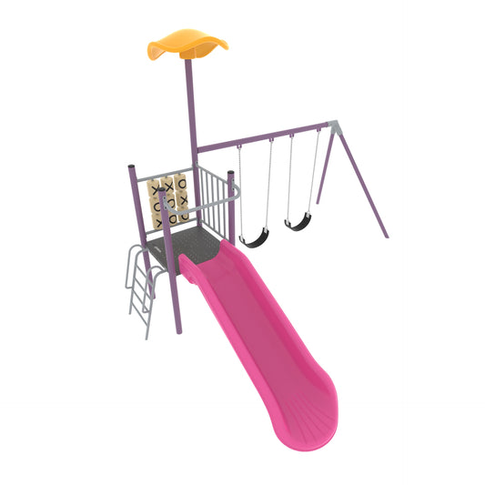 Hadas 1 torre Jardin con pórtico - Crucijuegos Juegos Infantiles