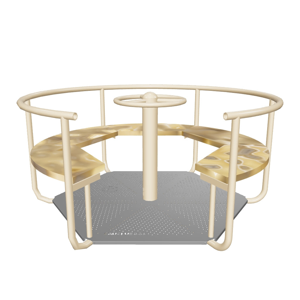 P04018 - CALESITA DE ACERO CON ASIENTO DE MADERA - 360.glb
